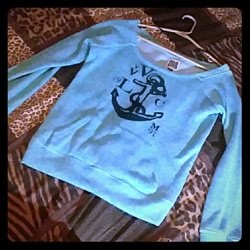 Volcom off the shoulder sweatshirt